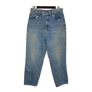 Vintage Street Worn Light Wash 90s High Rise Mom Jeans